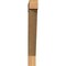 Ekena Millwork Traditional Block Smooth Bracket, Western Red Cedar, 3 1/2"W x 24"D x 28"H BKT04X24X28TRA05SWR - alternate 4